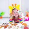 Valentines Day Cards For Kids - 28 Valentine Cards + 28 Inflatable Animal Headbands + 28 Gift Envelopes & Tattoos, Animal Greeting Cards Valentines Exchange Cards for Kids Boys Girls School Classroom